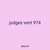 judges vent 974