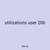 utilizations user 206