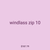 windlass zip 10