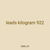 leads kilogram 922