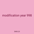 modification year 998