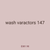 wash varactors 147