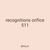 recognitions orifice 511
