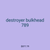 destroyer bulkhead 789