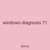 windows diagnosis 71