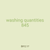 washing quantities 845