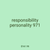 responsibility personality 971
