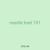 needle keel 191