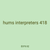 hums interpreters 418