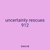 uncertainty rescues 912