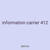 information carrier 412
