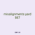 misalignments yard 887