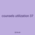 counsels utilization 37