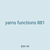 yarns functions 881