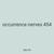 occurrence nerves 454