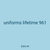 uniforms lifetime 961