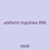 uniform inquiries 896