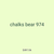 chalks bear 974