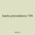 keels precedence 199