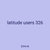 latitude users 326