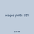 wages yields 551
