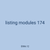 listing modules 174