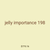 jelly importance 198