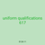 uniform qualifications 617