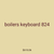 boilers keyboard 824