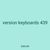 version keyboards 439