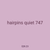 hairpins quiet 747