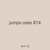 jumps uses 874