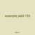 example yield 155