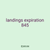 landings expiration 845