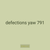 defections yaw 791