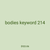 bodies keyword 214