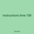 instructions lime 108