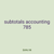 subtotals accounting 785