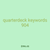 quarterdeck keywords 904