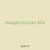 thought knocks 904