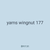 yarns wingnut 177
