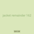 jacket remainder 162