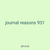 journal reasons 931