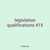 legislation qualifications 415