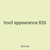 hoof appearance 826