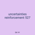 uncertainties reinforcement 527