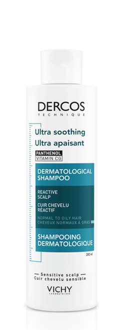 Vichy dercos champú ultra calmante graso 200 mL