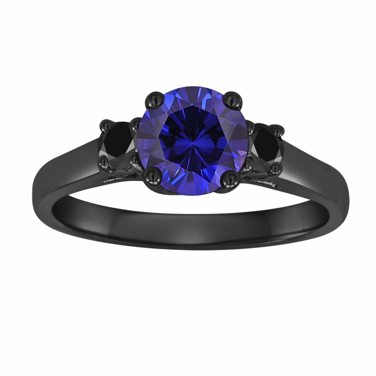 Buy quality Blue Stone 925 Silver Lady Ring in Rajkot