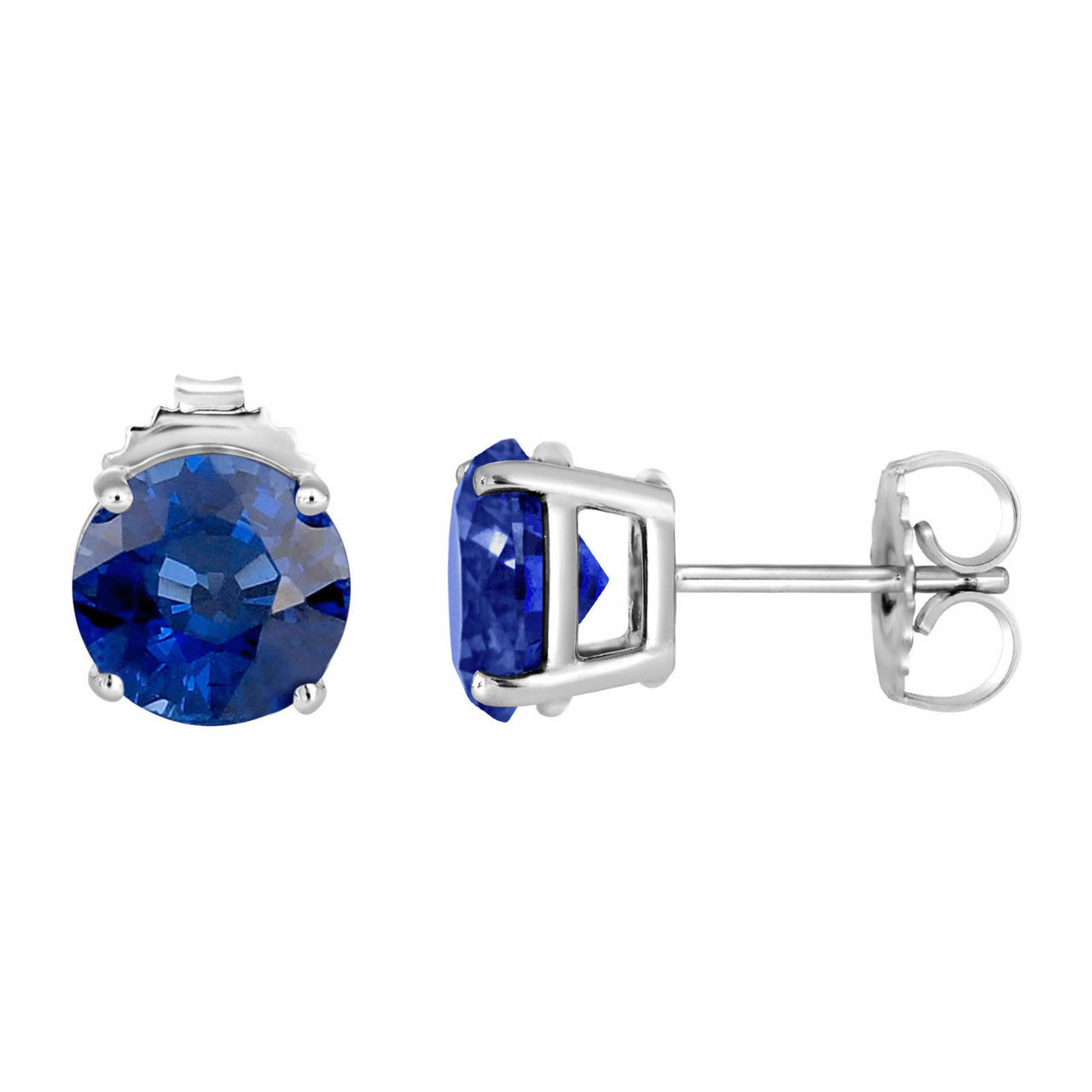 1/2 Carat Treated Blue Diamond Studs | Harry Ritchie's