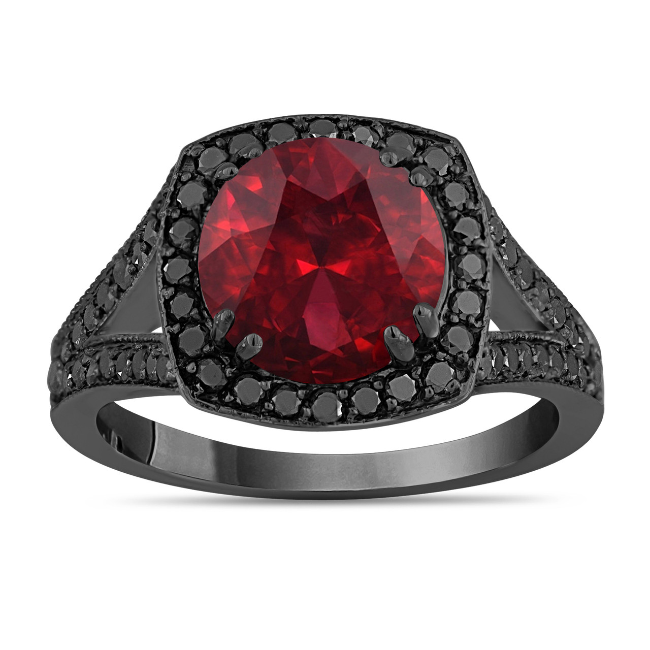 Solitaire Garnet Ring - REAL Garnet Ring - Red Boho Ring – Adina Stone  Jewelry